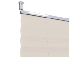 vidaXL Plissee Faltrollo Rollo Plisseerollo 110x125cm Creme