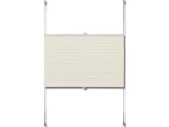 New vidaXL Plissee Faltrollo Rollo Plisseerollo 70x200cm Creme
