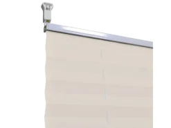 vidaXL Plissee Faltrollo Rollo Plisseerollo 70x125cm Creme