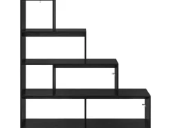 Sale vidaXL Raumteiler Bücherregal Schwarz Eichen-Optik 886274 Eiche Schwarz