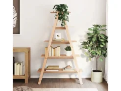 Online vidaXL Regal mit 5 Böden A-Form 110x40x180,5 cm Massivholz Kiefer