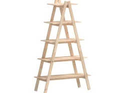 Online vidaXL Regal mit 5 Böden A-Form 110x40x180,5 cm Massivholz Kiefer