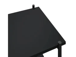 vidaXL Regal mit 5 Böden Schwarz 80x40x163 cm