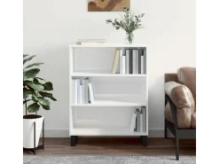 Hot vidaXL Regalschrank Hochglanz-Weiß 69,5x32,5x90 cm Holzwerkstoff 828390 Hochglanz Weiß