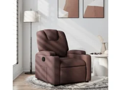 vidaXL Relaxsessel Dunkelbraun Stoff Modell 28