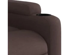 vidaXL Relaxsessel Dunkelbraun Stoff Modell 28