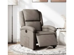 vidaXL Relaxsessel Elektrisch Taupe Stoff Modell 23