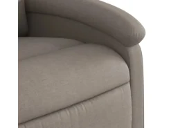 vidaXL Relaxsessel Elektrisch Taupe Stoff Modell 23