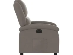 vidaXL Relaxsessel Elektrisch Taupe Stoff Modell 23