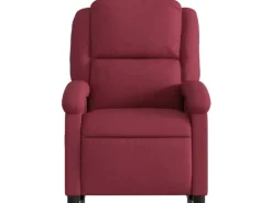 New vidaXL Relaxsessel mit Aufstehhilfe Elektrisch Weißrot Stoff Modell 7