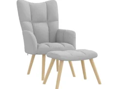 vidaXL Relaxsessel mit Fußhocker er Stoff 4016777