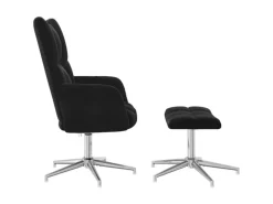 vidaXL Relaxsessel mit Hocker Samt 328134