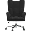 Clearance vidaXL Relaxsessel Schwarz Samt Modell 13