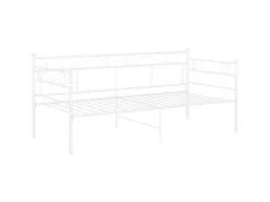 Sale vidaXL Schlafsofa Bettgestell Weiß Metall 90x200 cm650976