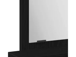 vidaXL Schminktisch mit Regal Schwarz Eichen-Optik 50 x 41 x 140 cm 865128