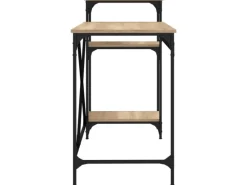 Best vidaXL Schreibtisch mit Regal Sonoma-Eiche 135x50x90 cm Holzwerkstoff 826710 Sonoma Eiche