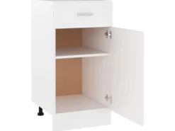 Outlet vidaXL Schubunterschrank Weiß 40x46x81,5 cm Holzwerkstoff