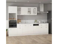 Outlet vidaXL Schubunterschrank Weiß 80x46x81,5 cm Holzwerkstoff