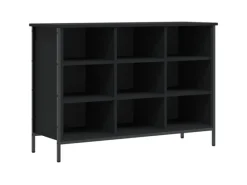 Outlet vidaXL Schuhregal 100x35x70 cm Holzwerkstoff 831843 Schwarz