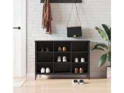 Outlet vidaXL Schuhregal 100x35x70 cm Holzwerkstoff 831843 Schwarz