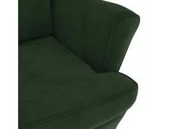 New vidaXL Sessel Dunkelgrün Samt Modell 1