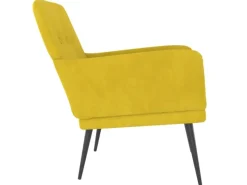 Online vidaXL Sessel Gelb 62x79x79 cm Samt Modell 1