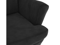 vidaXL Sessel Schwarz Samt Modell 3