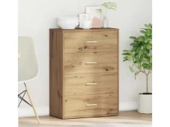 vidaXL Sideboard Artisan-Eiche 60 x 31 x 84 cm Holzwerkstoff 871673