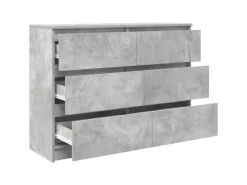 Clearance vidaXL Sideboard 100x35x76 cm Holzwerkstoff 3328501 Betongrau