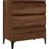 Clearance vidaXL Sideboard Braun Eichen-Optik 60x35x70 cm Holzwerkstoff 823055