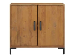 Discount vidaXL Sideboard 75x35x70 cm Massivholz Kiefer 349923 Braun