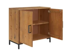 Discount vidaXL Sideboard 75x35x70 cm Massivholz Kiefer 349923 Braun