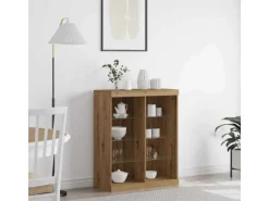 Online vidaXL Sideboard Eiche Handwerklich 41 x 37 x 100 cm Holzwerkstoff 863049 Artisan Eiche