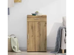 vidaXL Sideboard Eiche Handwerklich 50 x 42,5 x 93 cm Holzwerkstoff 868760