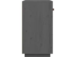 vidaXL Sideboard Grau 100x40x75 cm Massivholz Kiefer 820149