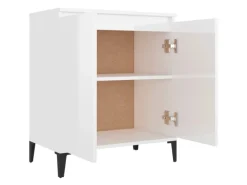 Online vidaXL Sideboard Hochglanz-Weiß 60x35x70 cm Holzwerkstoff 806082