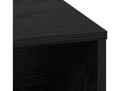 vidaXL Sideboard mit LED Schwarz Eichen-Optik 71 x 34,5 x 75 cm 869651