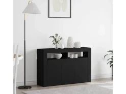 Hot vidaXL Sideboard 116 x 30 x 75 cm Holzwerkstoff 3333877 Schwarz