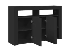 Hot vidaXL Sideboard 116 x 30 x 75 cm Holzwerkstoff 3333877 Schwarz