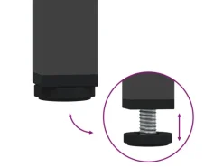 vidaXL Sideboard 100,5x39x79 cm Stahl 843090