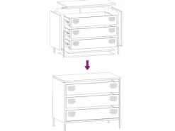 Clearance vidaXL Sideboard 68x39x58,5 cm Kaltgewalzter Stahl 851292 Schwarz