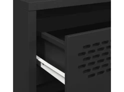 Clearance vidaXL Sideboard 68x39x58,5 cm Kaltgewalzter Stahl 851292 Schwarz