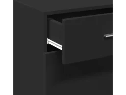 Clearance vidaXL Sideboard Schwarz 50x42,5x93 cm Holzwerkstoff 846293