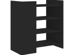 Hot vidaXL Sideboard 73,5x35x75 cm Holzwerkstoff 848389 Schwarz