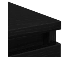 vidaXL Sideboard Schwarz Eichen-Optik 80x35x76 cm Holzwerkstoff 861734