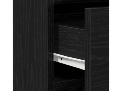 vidaXL Sideboard Schwarze Eiche 40 x 40,5 x 75 cm Holzwerkstoff 865065