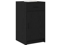 vidaXL Sideboard Schwarze Eiche 40 x 40,5 x 75 cm Holzwerkstoff 865065