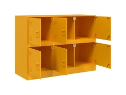 Online vidaXL Sideboard Senf 99x39x73 cm Stahl 841796 Gelb