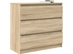 Discount vidaXL Sideboard Sonoma-Eiche 80x35x76 cm Holzwerkstoff 861735 Sonoma Eiche
