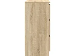 Discount vidaXL Sideboard Sonoma-Eiche 80x35x76 cm Holzwerkstoff 861735 Sonoma Eiche
